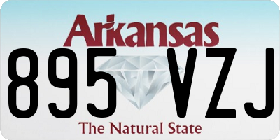 AR license plate 895VZJ