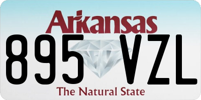 AR license plate 895VZL