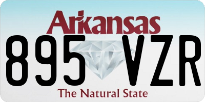 AR license plate 895VZR
