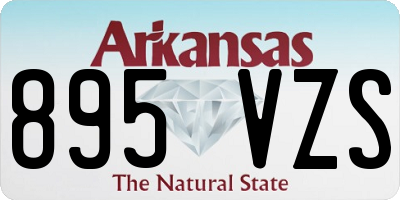 AR license plate 895VZS