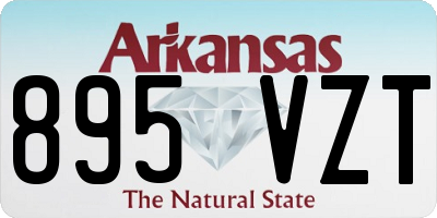 AR license plate 895VZT