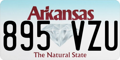 AR license plate 895VZU