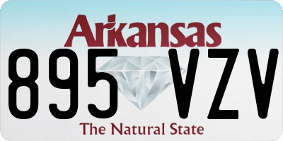 AR license plate 895VZV