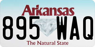AR license plate 895WAQ