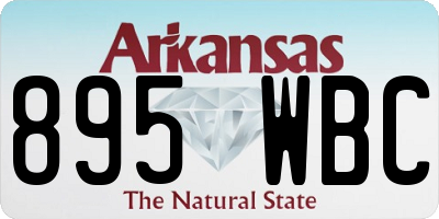 AR license plate 895WBC