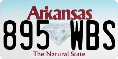 AR license plate 895WBS