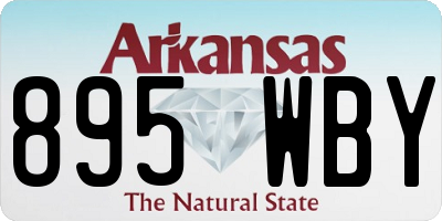 AR license plate 895WBY