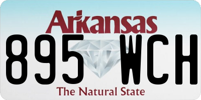 AR license plate 895WCH