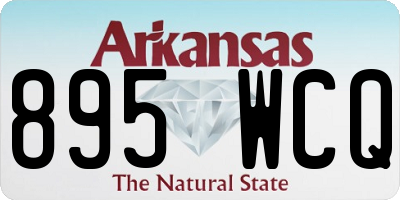 AR license plate 895WCQ