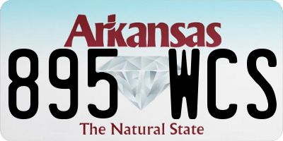 AR license plate 895WCS