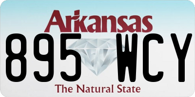 AR license plate 895WCY