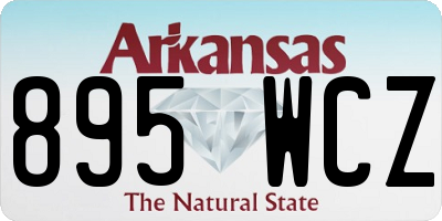 AR license plate 895WCZ