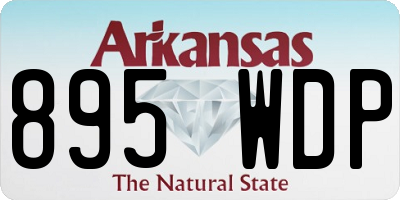 AR license plate 895WDP