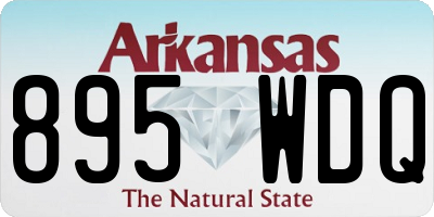 AR license plate 895WDQ