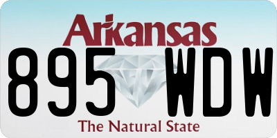 AR license plate 895WDW