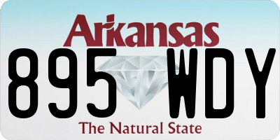 AR license plate 895WDY