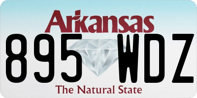 AR license plate 895WDZ