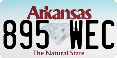 AR license plate 895WEC