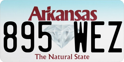 AR license plate 895WEZ