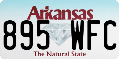 AR license plate 895WFC