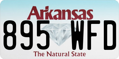 AR license plate 895WFD