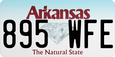 AR license plate 895WFE
