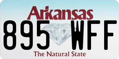 AR license plate 895WFF