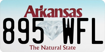 AR license plate 895WFL