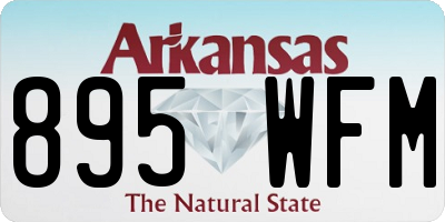 AR license plate 895WFM
