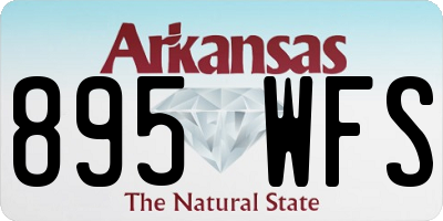 AR license plate 895WFS