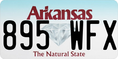 AR license plate 895WFX