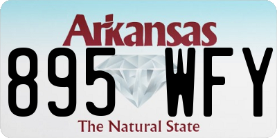 AR license plate 895WFY