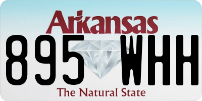 AR license plate 895WHH