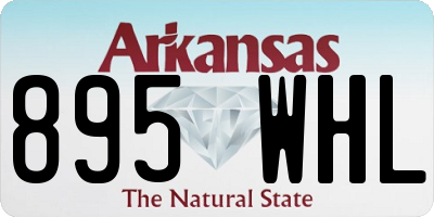 AR license plate 895WHL