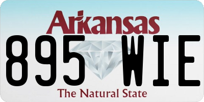 AR license plate 895WIE