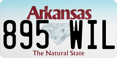 AR license plate 895WIL