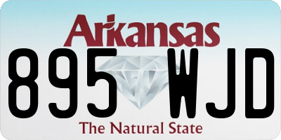 AR license plate 895WJD