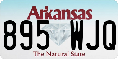AR license plate 895WJQ