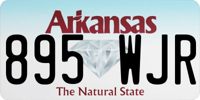 AR license plate 895WJR
