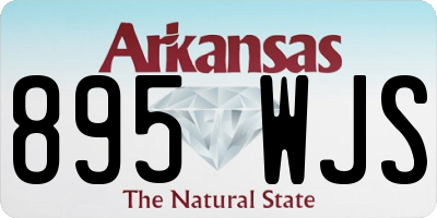 AR license plate 895WJS