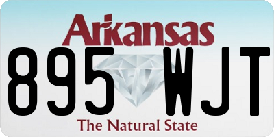 AR license plate 895WJT
