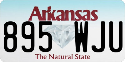 AR license plate 895WJU
