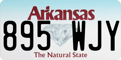 AR license plate 895WJY