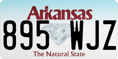 AR license plate 895WJZ