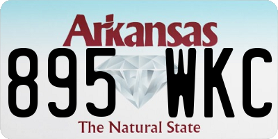 AR license plate 895WKC