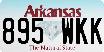 AR license plate 895WKK