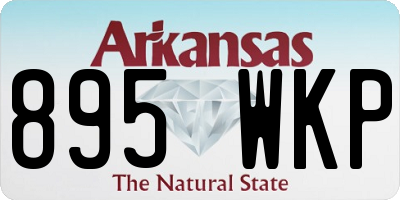 AR license plate 895WKP