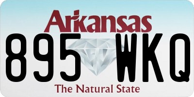 AR license plate 895WKQ