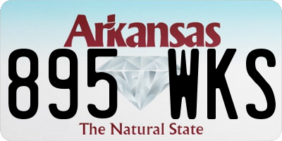 AR license plate 895WKS