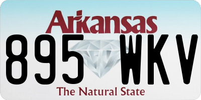 AR license plate 895WKV